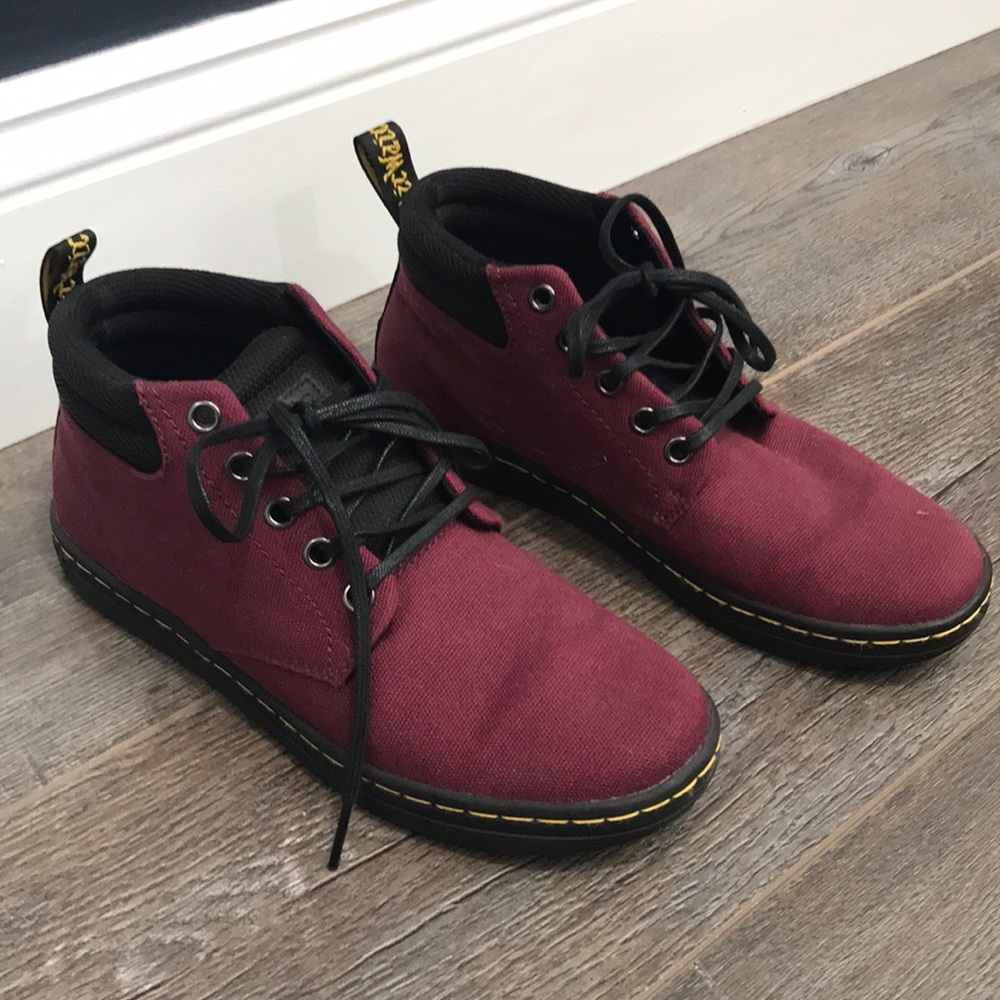 Dr. Martens burgundy boots